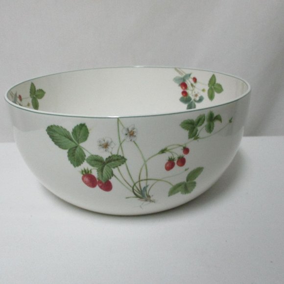 Mikasa Optima Strawberry Hill Serving Bowl Y4117 Chip Resistant Fine China Vtg - Picture 2 of 9